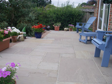 Refurbished patio